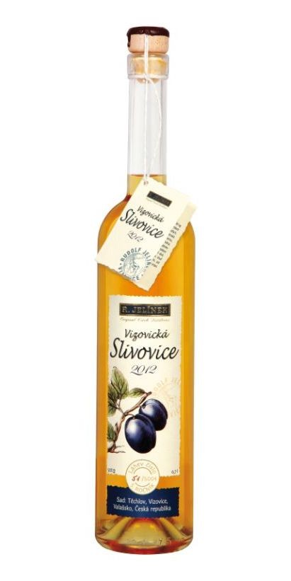 Jelínek Rudolf Jelínek Slivovice Vizovická 2012 zlatá 0.7l