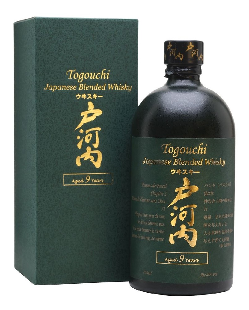 Togoucchi Whisky Togouchi 9y gB 40%0.70l