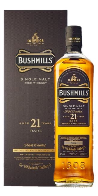 Whisky Bushmills 21y Single malt gT 40%0.70l