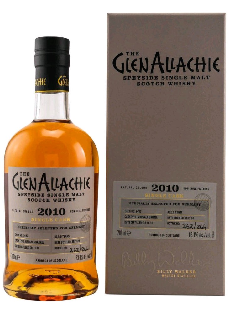 Whisky GlenAllachie 10y 4600 62.8%0.70l