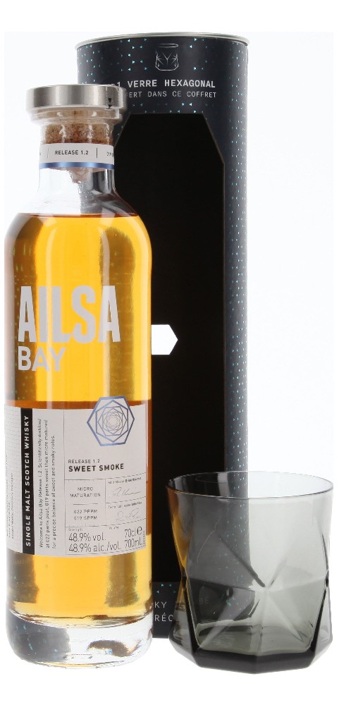 Whisky Ailsa Bay + sklo GT 48.9%0.70l