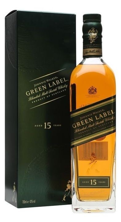 Johnnie Walker Whisky J.Walker 15y Green label gB 43%0.70l