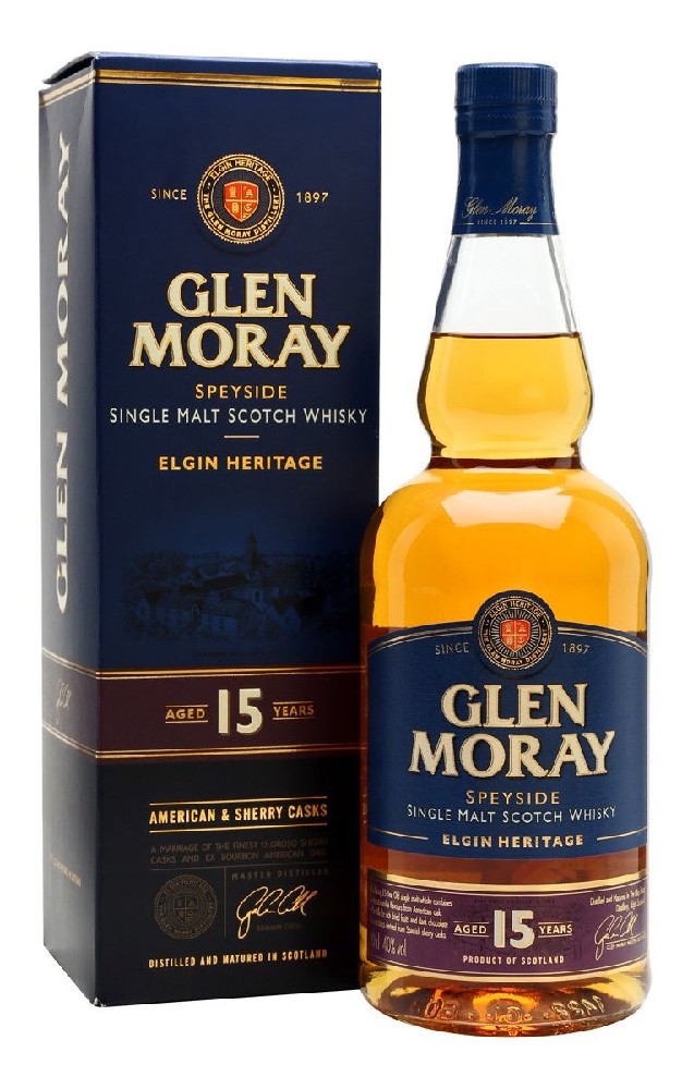 Whisky Glen Moray 15y Elgin Heritage gB 40%0.70l