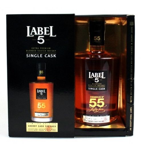 Whisky Label 5 Single Cask No.55 43%0.70l