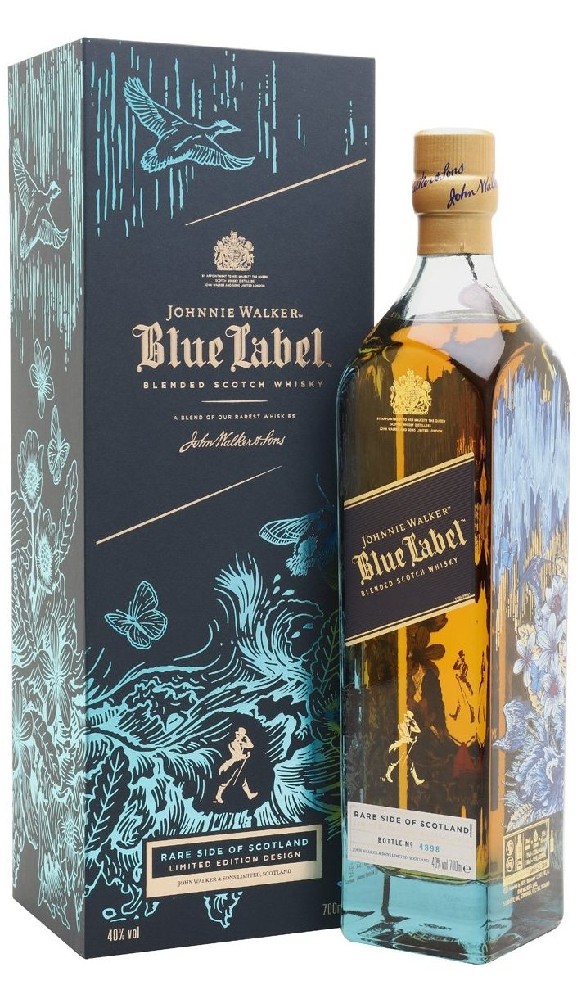 Johnnie Walker Whisky J.Walker Blue Rare side Timorous Bestie gB 40%0.70l