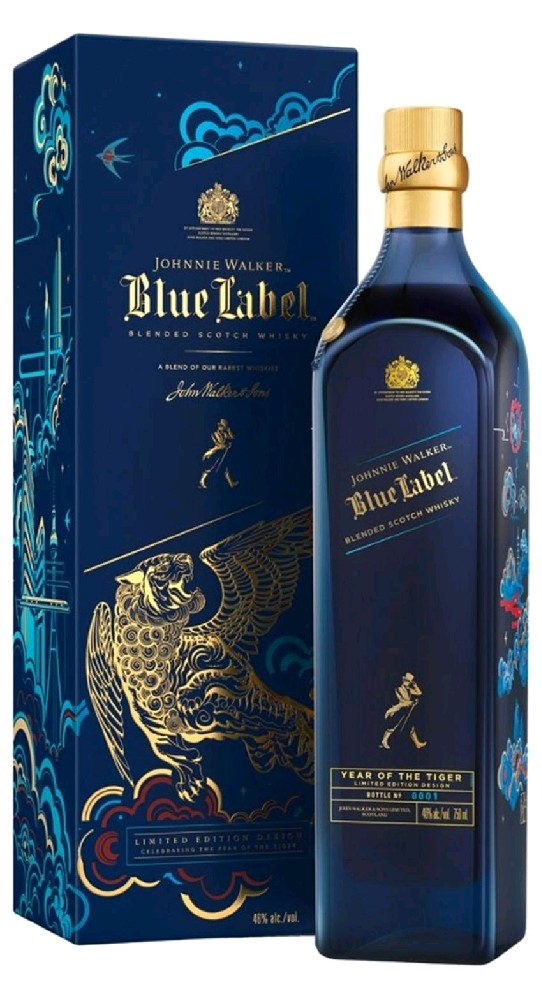 Johnnie Walker Whisky J.Walker Blue Year Tiger 2022 gB 40%0.70l
