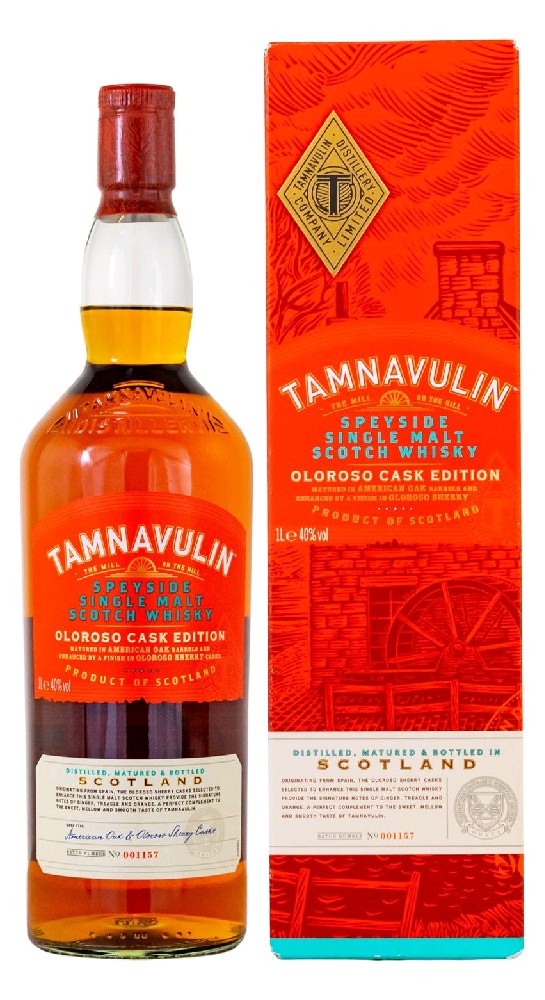 Whisky Tamnavulin Sherry Oloroso cask gB 40%1.00l