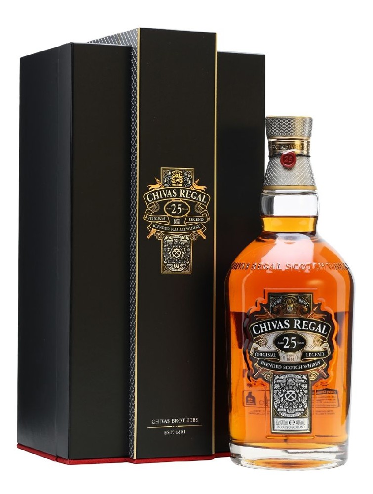 Whisky Chivas Regal 25y Treasured blnd wB 40%0.70l