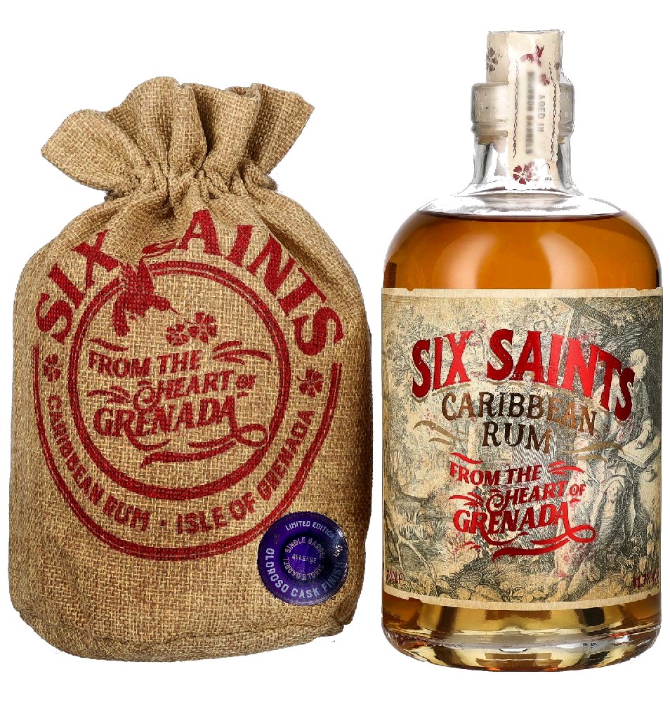 Six Saints Sherry Oloroso ve vaku 0.7l
