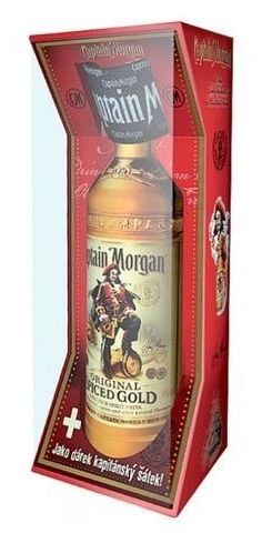 Captain Morgan Spiced GOLD + šátek 0.7l