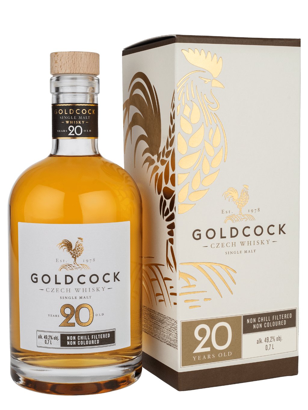Goldcock Gold Cock 20 YO (s kartonem)