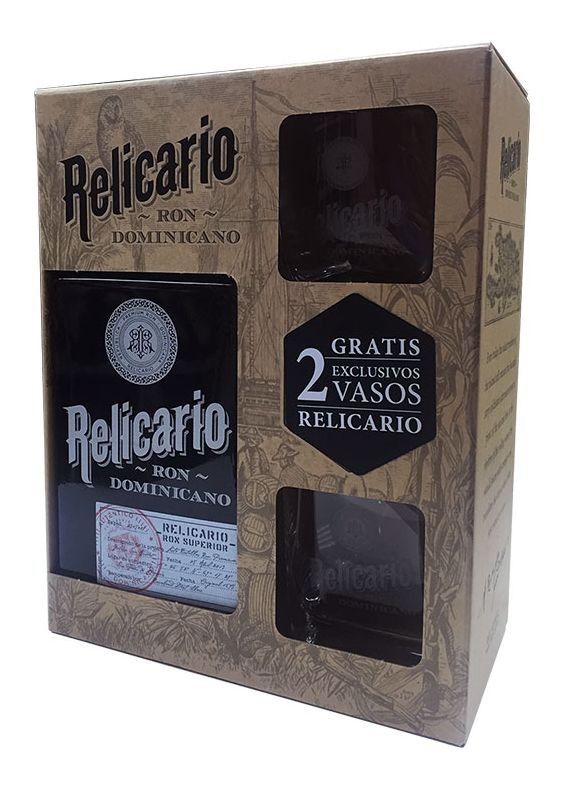 Rum Relicario Ron Superiore + 2sklo 0.7l