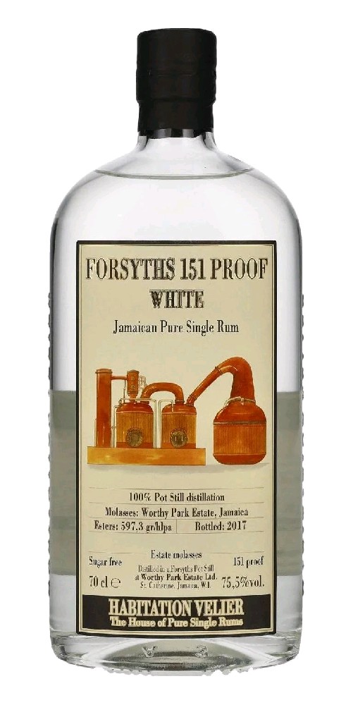 Habitation Velier Velier Worthy Park Forsyths 151 Proof 0.7l