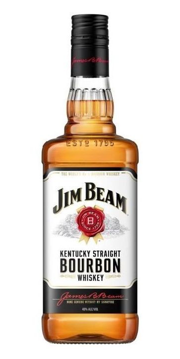 Jim Beam White label Bourbon 1l