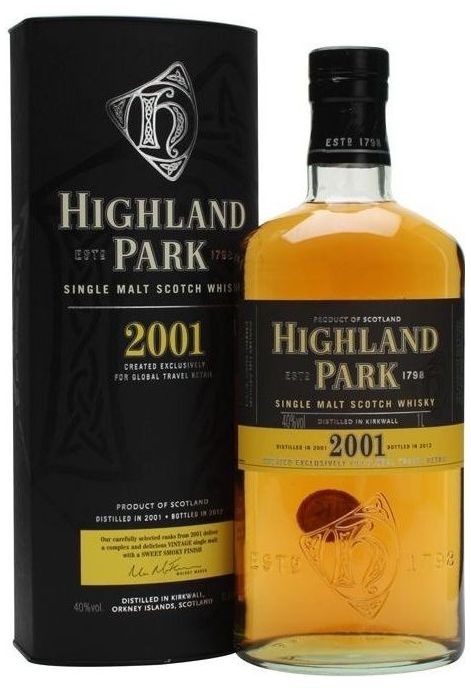 Highland Park 2001 Vintage 1l