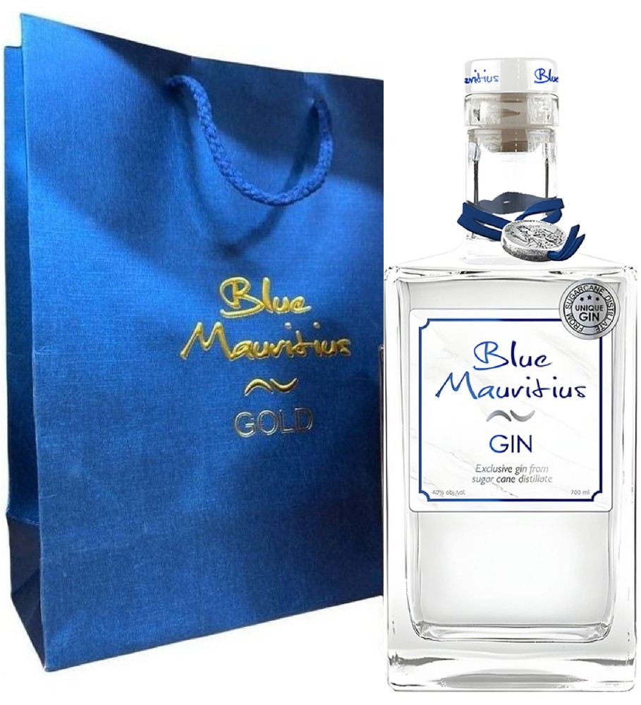 Blue Mauritius GIN v dárkové tašce 0.7l