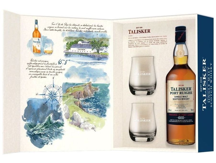 Talisker Port Ruighe se skleničkama 0.7l