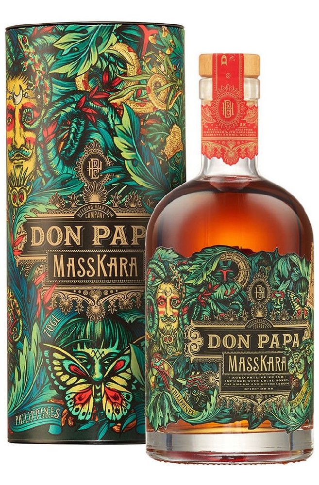Don Papa Masskara v tubusu 0.7l