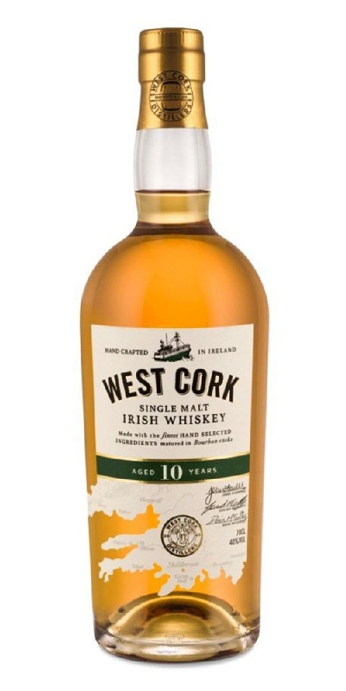 Whisky West Cork STOUT Cask Irish holá lahev 40%0.70l