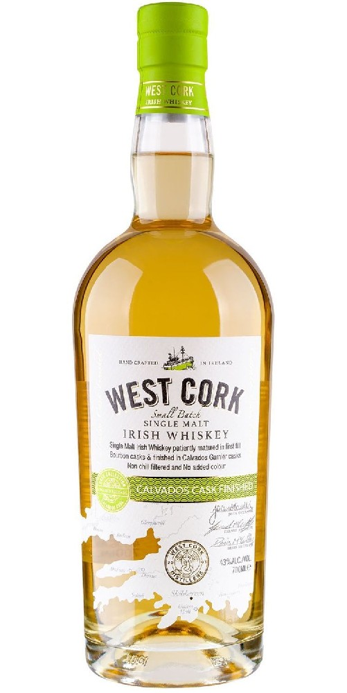 Whisky West Cork SM Calvados cask 43%0.70l