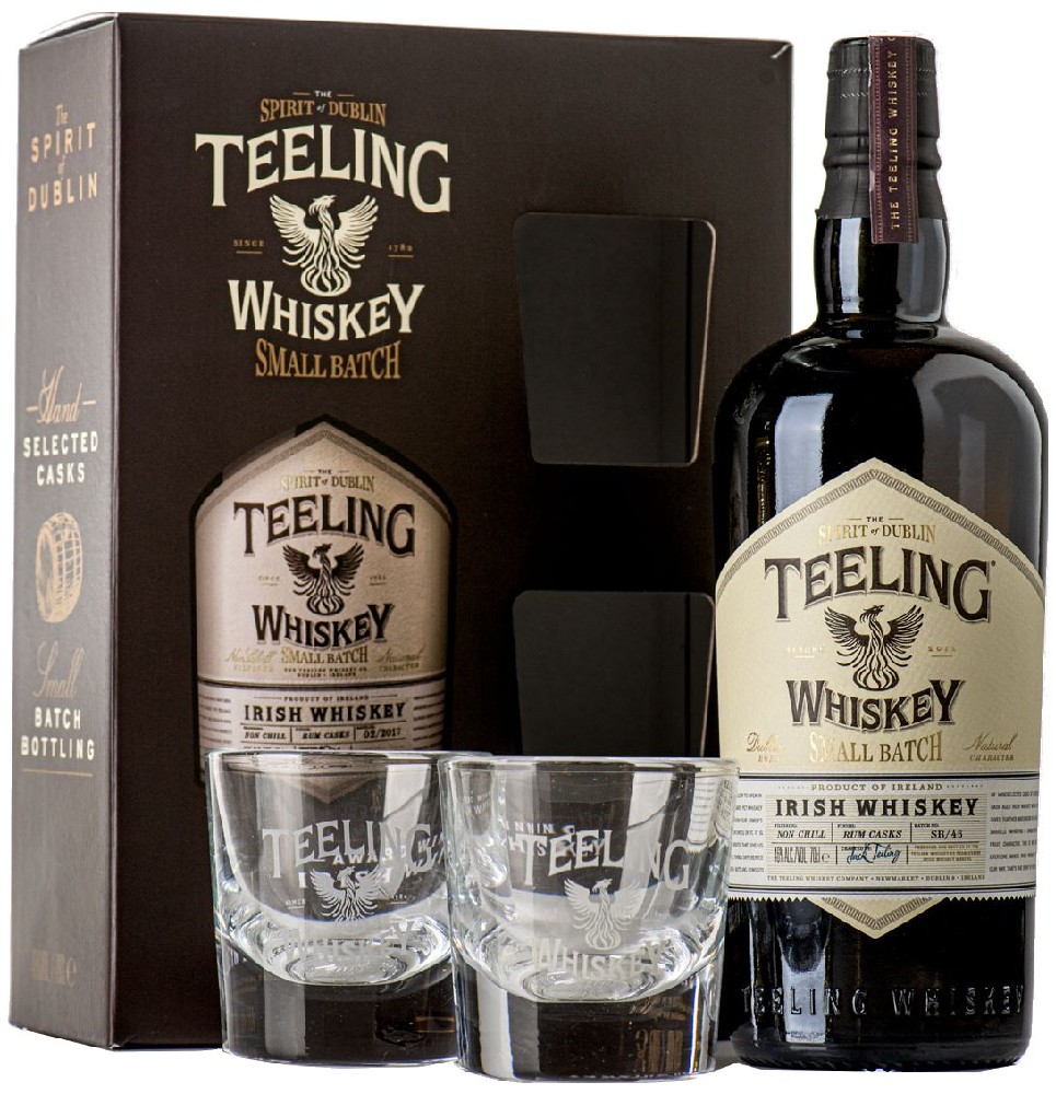 Teeling Small batch + 2sklo papírová krabička 0.7l