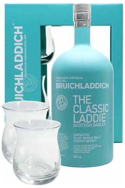 Bruichladdich Classic Laddie se skleničkama 0.7l