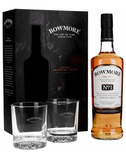 Bowmore Our no.1 Malt se skleničkama 0.7l
