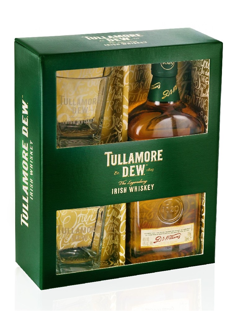 Tullamore Dew se skleničkama 0.7l