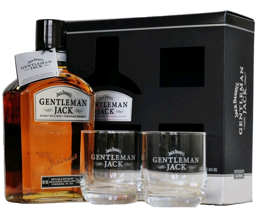Jack Daniels Gentleman Jack se sklem 0.7l