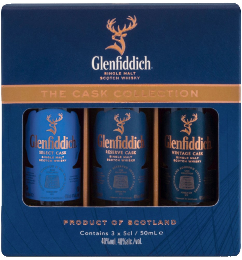 Glenfiddich Cask collection 3x 0.05l