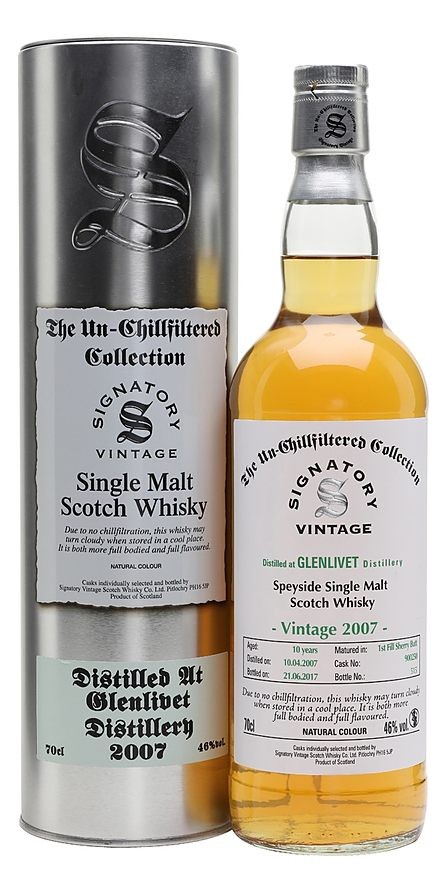 Glenlivet 2007 Signatory UnChillfiltered 0.7l
