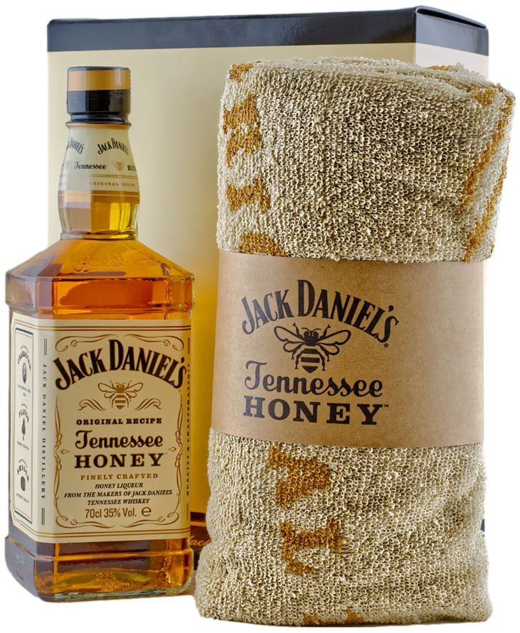 Jack Daniels Tennessee Honey & ručník 0.7l