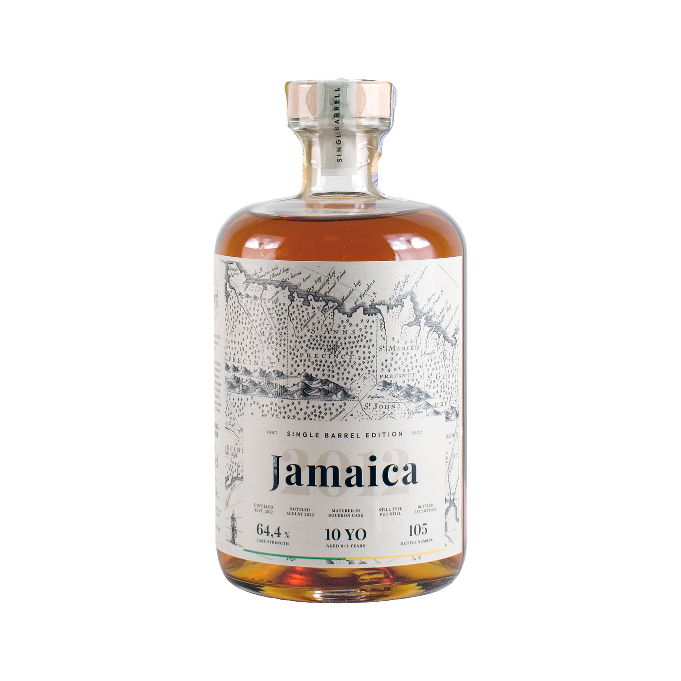 1667 Single Barrel Jamaica 2012 rum od výrobce 1667 1667 Single Barrel Jamaica 2012