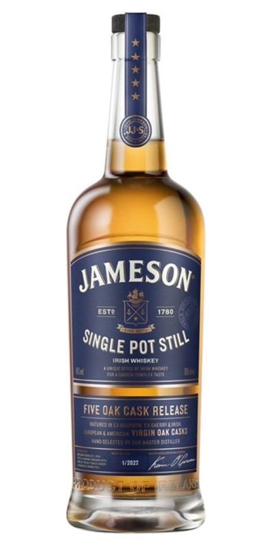 Jameson Single Pot Still Five OAK 2022 0.7l