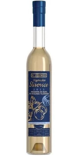 Jelínek Rudolf Slivovice Vizovická 2013 po Ryzlinku Vlašském Jelínek 0.5l