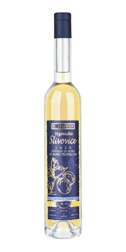 Jelínek Rudolf Slivovice Vizovická 2020 Travellers rum Cask Jelínek 0.5l
