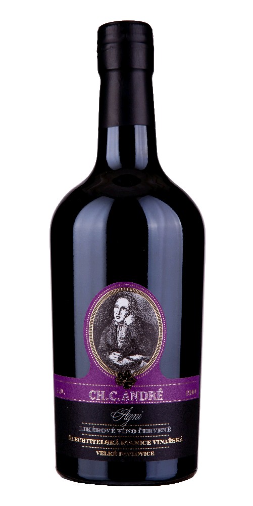 Šlechtitelka Agni liqueur likérové víno červené 0.50l