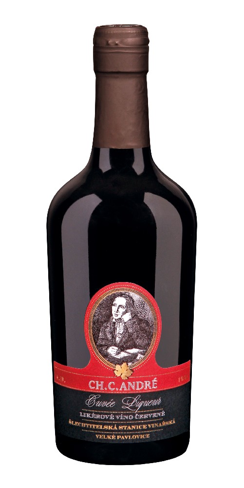 Šlechtitelka Cuvée liqueur likérové víno červené 0.50l