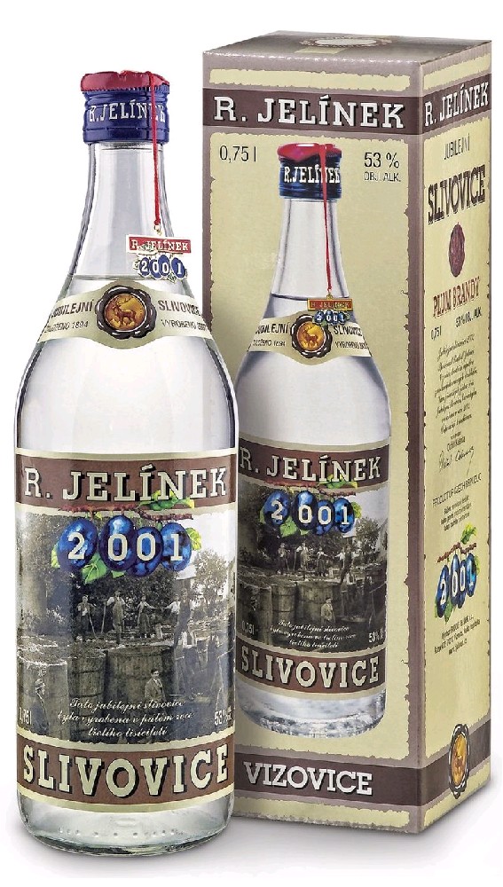 Jelínek Rudolf Slivovice 2001 Jubilejni Jelínek 0.7l