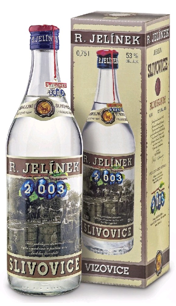 Jelínek Rudolf Jelínek Slivovice Jubilejni 2003 gB 53%0.75l