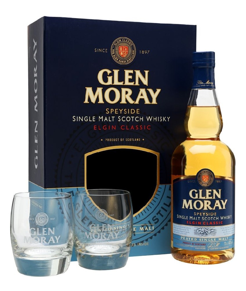 Glen Moray Peated Elgin Classic se sklem 0.7l