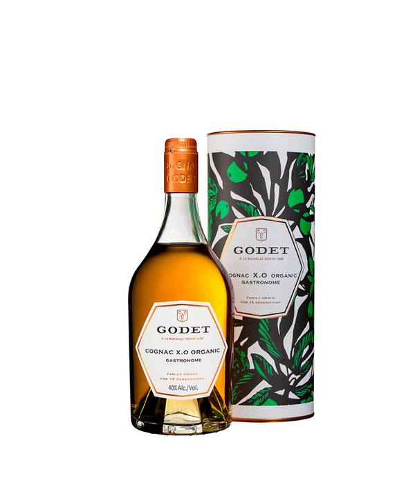 Cognac Godet Gastronome Organic 40% 0,7l (Karton)