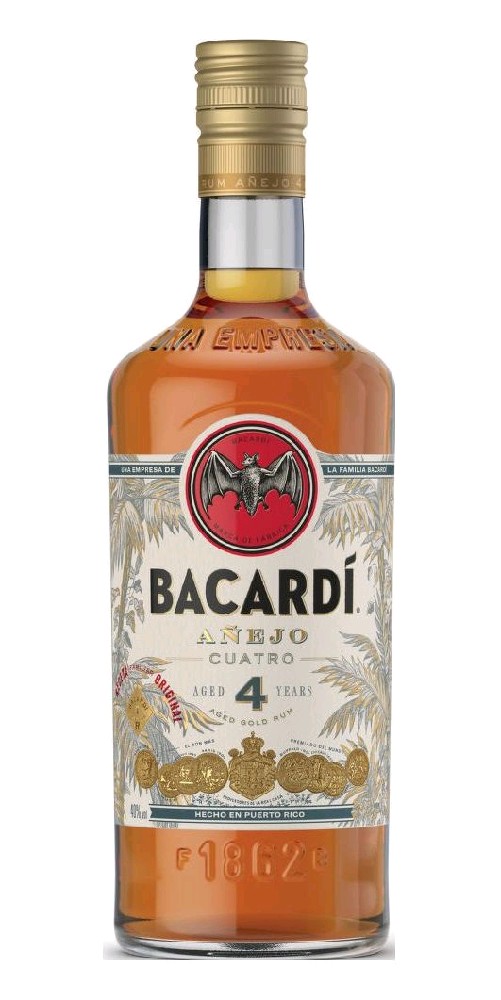 Bacardi 4y Cuatro Aňejo 1l