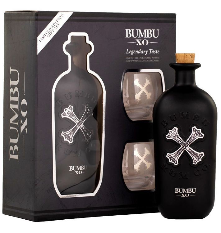 Bumbu Rum XO se skleničkama 0.7l