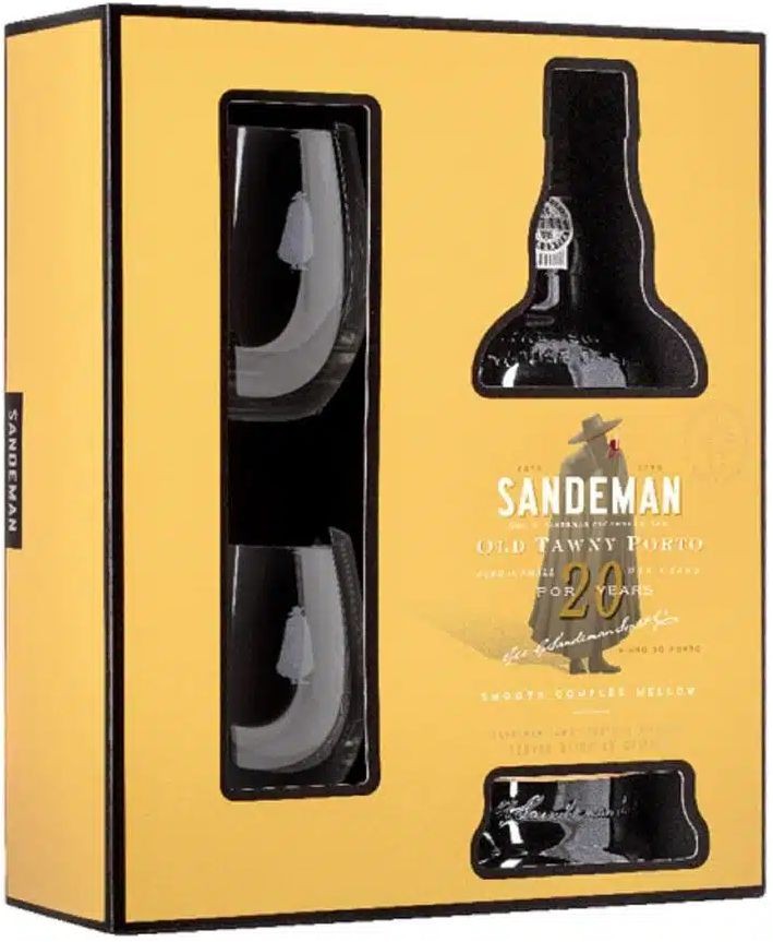 Sandeman 20y se skleničkama 0.75l