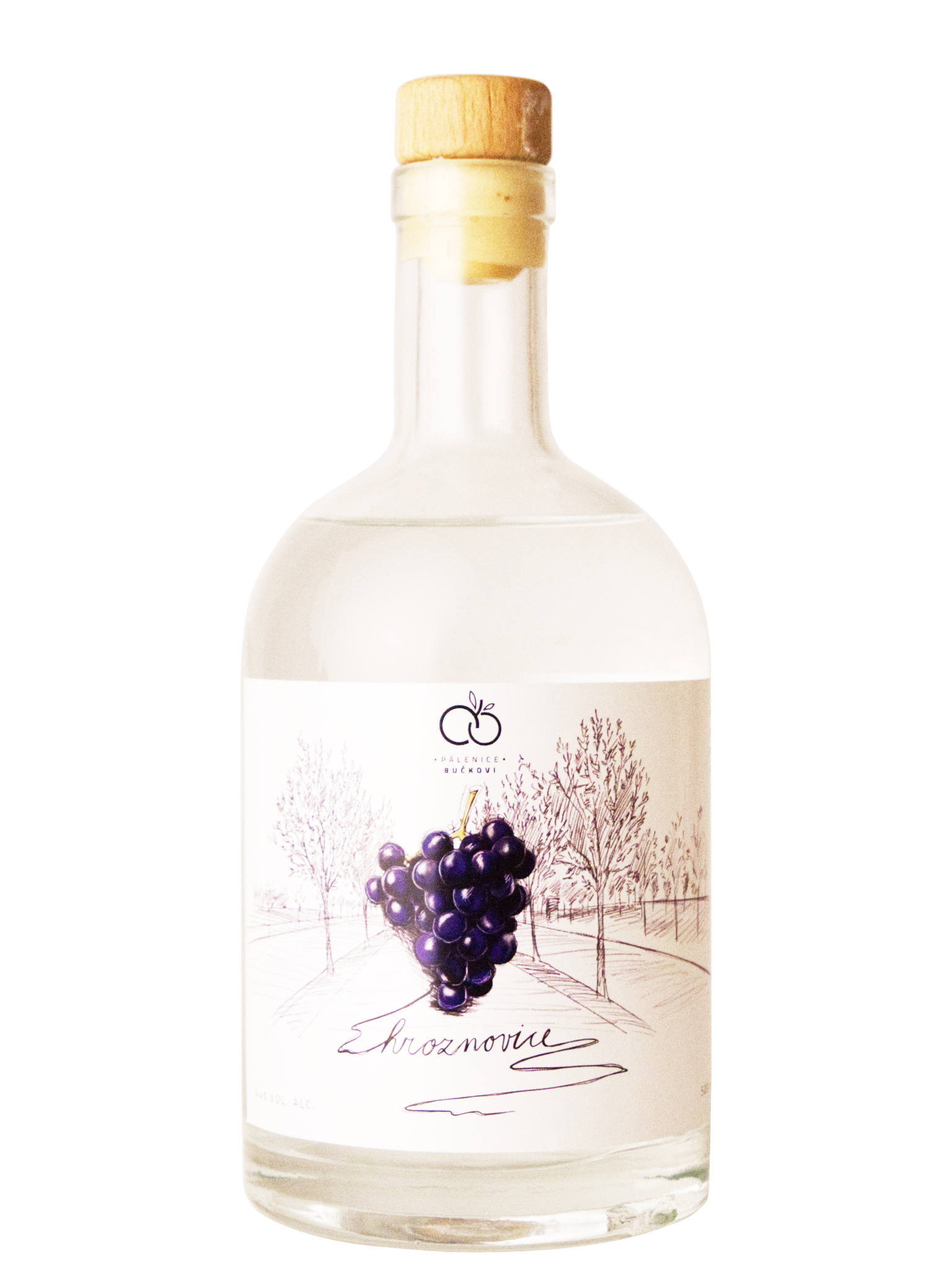 Pálenice Bučkovi Bučkova Hroznovice 46% 0,5l