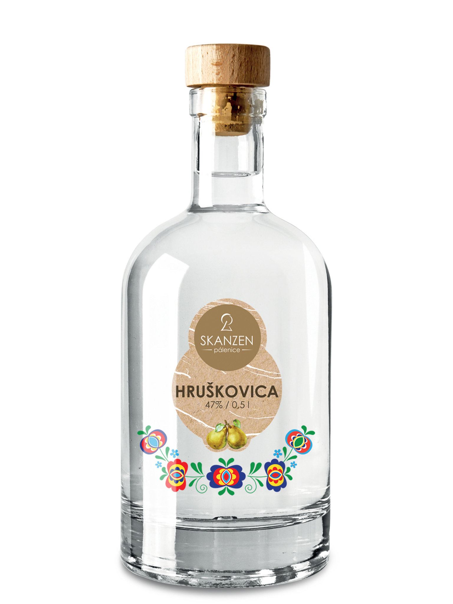 Pálenice Skanzen Modrá Hruškovica ze Skanzenu Modrá 44% 0,5l