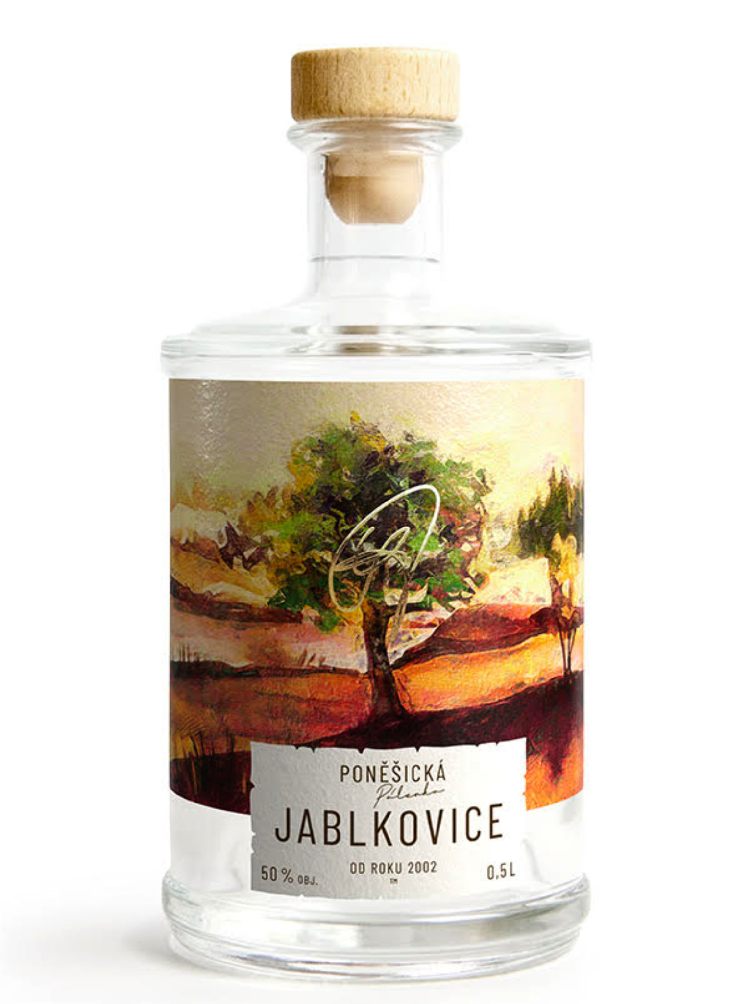 Lihovar Poněšice Poněšická Jablkovice 50% 0,5l