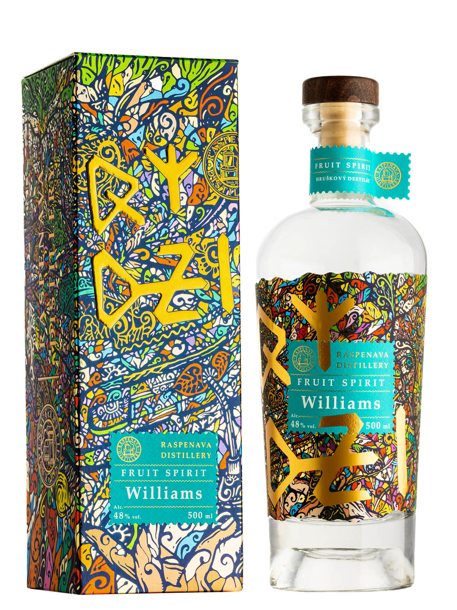 Raspenava distillery Raspenava Hruškovice Williams 48% 0,5l