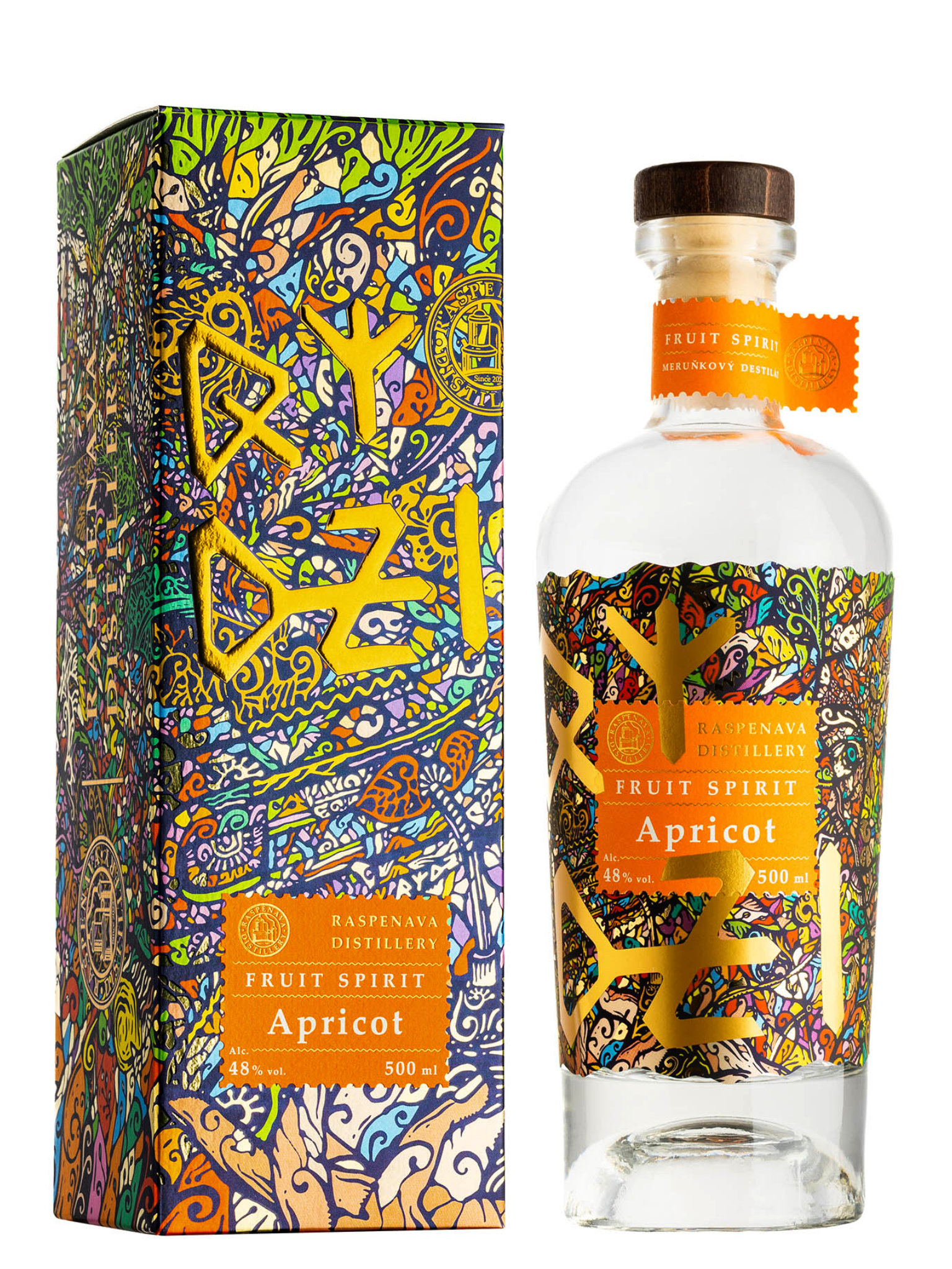 Raspenava distillery Raspenava Meruňkovice 48% 0,5l